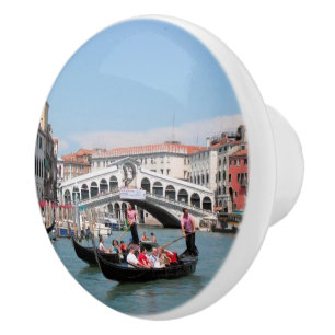 Porte En Céramique Bouton du canal de Venise