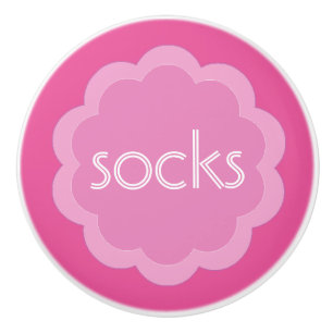 Porte En Céramique Chaussettes Vêtements organisation bouton de fleur