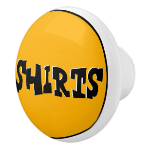Porte En Céramique Qui où - Bouton de tiroir personnalisé (Mango)