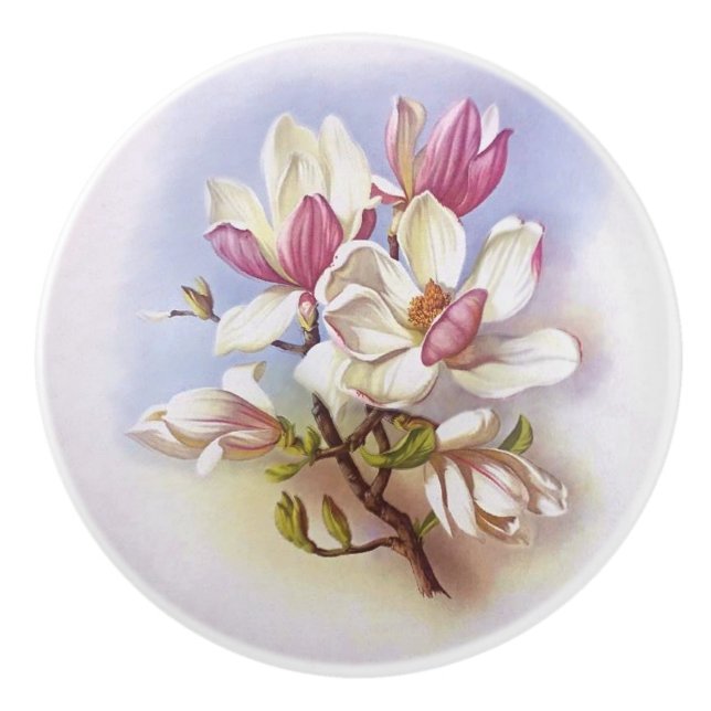 Porte En Céramique Rétro bouton de traction de tiroir d'impression (Devant)