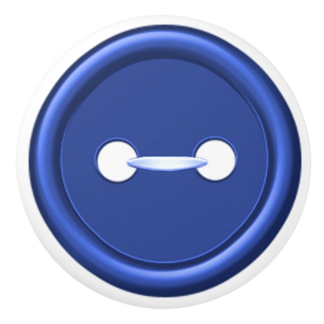 Porte En Céramique Traction de tiroir de bouton de bleu marine (Devant)