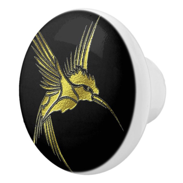 Porte En Céramique Traction métallique de bouton de tiroir de (Droite)