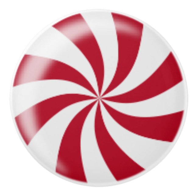 Porte En Céramique Traction rouge de tiroir de bouton de Cabinet de (Devant)