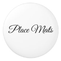 Un bouton pour le tiroir de votre set de table