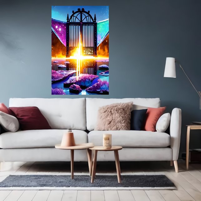 Porte jusqu'à l'au-delà | AI Art Poster (Créateur téléchargé)