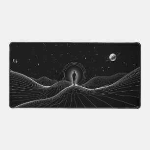 Porte minimaliste noir et blanc