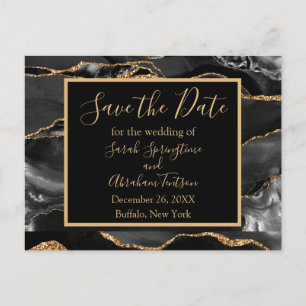 Porte noire officielle Enregistrer la date Cartes 