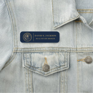 Porte-nom Agent immobilier Marque de propriété de logo per