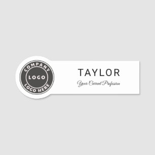 Porte-nom Ajoutez le logo de votre entreprise Personnel de b