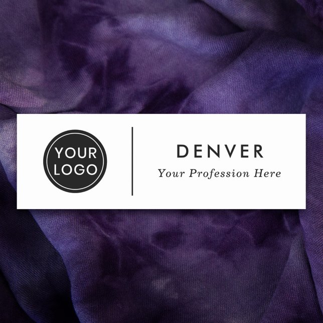 Porte-nom Ajoutez votre propre nom de logo (Créateur téléchargé)