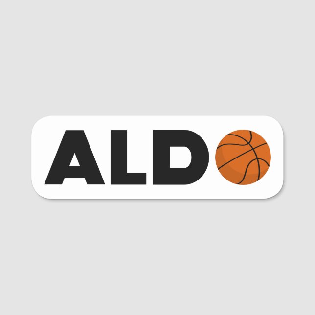 Porte-nom Aldo Basket (Devant)