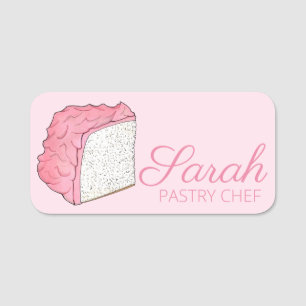 Porte-nom Angel Food Gâteau Slice Bake Vente Boulangerie Pât