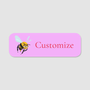 Porte-nom Angry Bee Thunder_Cove