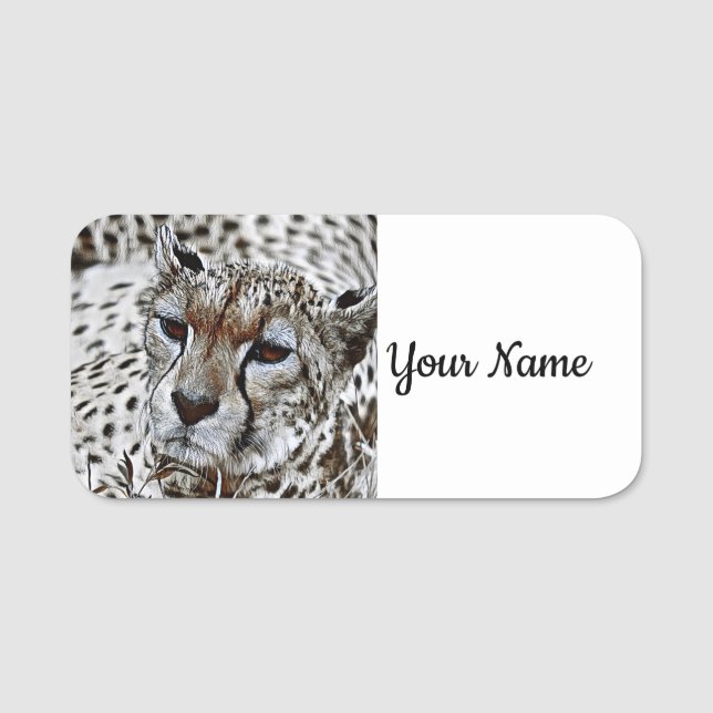 Porte-nom Animal SmartMix - Cheetah 2 (Devant)