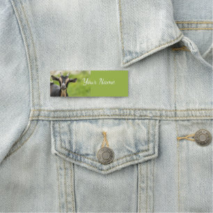 Porte-nom Animaux de compagnie de chèvre de ferme Nom person
