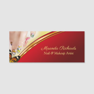 Porte-nom Artiste de maquillage d'art moderne professionnel