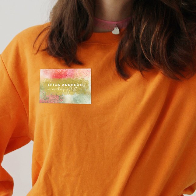 Porte-nom Artiste de maquillage de script de calligraphie Ab (Créateur téléchargé)