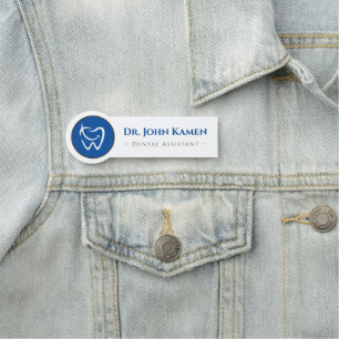 Porte-nom Assistant dentaire Logo des dents
