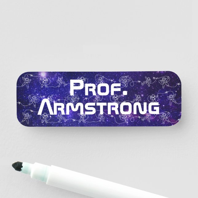 Porte-nom Astronaut (En situation)
