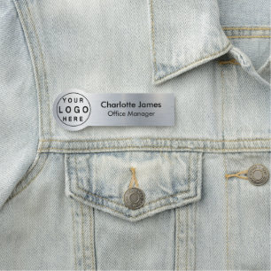 Porte-nom Balise avec logo