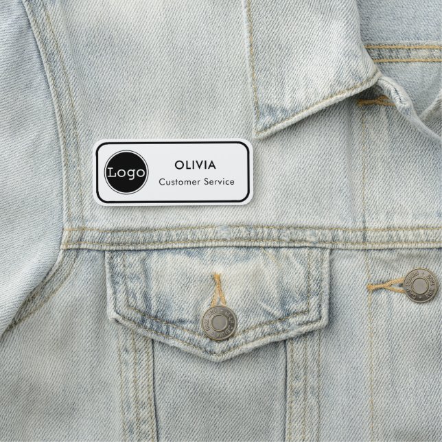 Porte-nom Balise Créer votre logo (En situation)