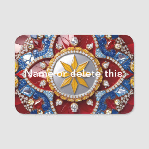 Porte-nom Balise de nom avec couleurs Colombie