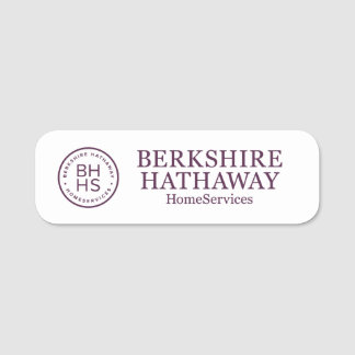 Porte-nom Balise de nom Berkshire Hathaway