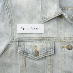 Porte-nom Balise de nom classique - Votre nom
