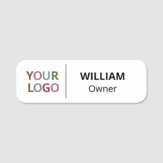 Porte-nom Balise de nom de la broche de sécurité ou magnétiq