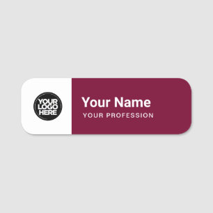 Porte-nom Balise de nom de la broche personnalisée de l'emp