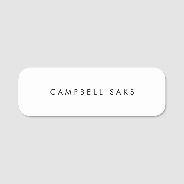 Porte-nom Balise de nom de la tulane SDT (Devant)