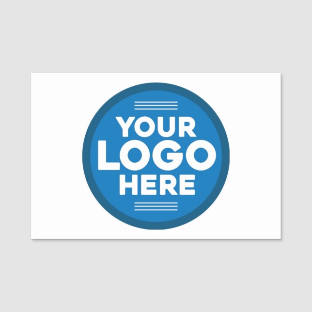 Porte-nom Balise de nom de votre texte ou logo ici customisé (Devant)