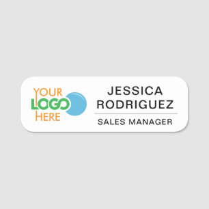 Porte-nom Balise de nom du logo personnalisé pour les employ