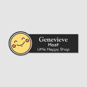 Porte-nom Balise de nom Insigne employé de petite entreprise