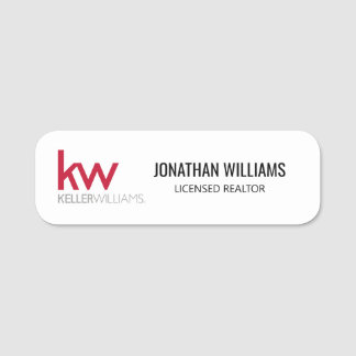Porte-nom Balise de nom Keller Williams