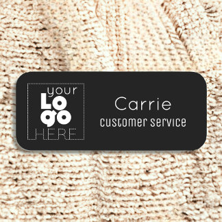 Porte-nom Balise de nom personnel de votre logo personnalisé