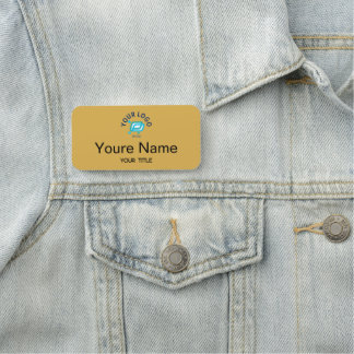 Porte-nom Balise Nom de l'employé de l'entreprise magnétique