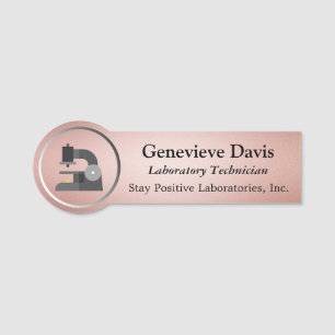 Porte-nom Balise Nom du logo Balise Employé de petite entrep