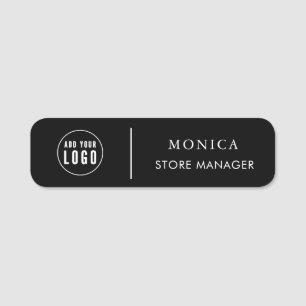 Porte-nom Balise Nom du logo d'entreprise moderne