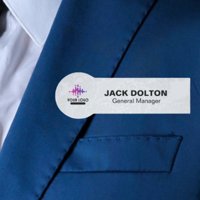 Porte-nom Balise Nom du logo d'identification d'employé dist (Créateur téléchargé)