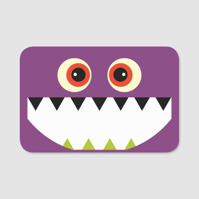 Porte-nom Balise Nom du monstre (Devant)