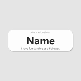 Porte-nom Balise Nom du responsable WCS