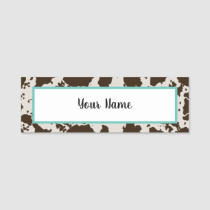 Porte-nom Balise PrintName de vache
