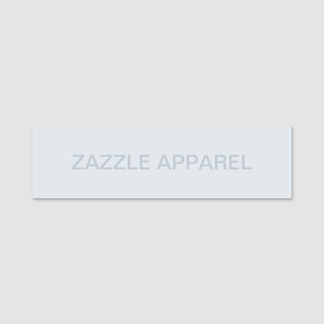 Porte-nom Balise Zazzle Apparel Variété Brouillon Nom (Devant)