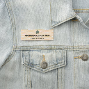 Porte-nom Balises De Nom Magnétique Personnalisées Avec Logo