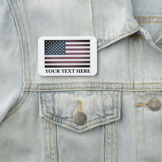 Porte-nom Balises de nom personnalisé du drapeau américain (En situation)