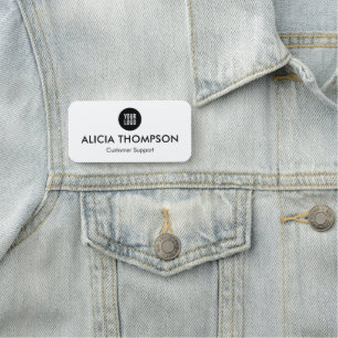 Porte-nom Balises De Nom Personnalisées Avec Logo Conception