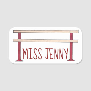 Porte-nom Ballet Barre Danse Professeur Chorégraphe Ballerin