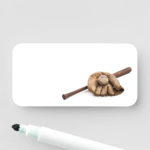 Porte-nom Baseball vintage