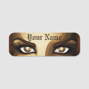 Porte-nom Boutons Eyes filles Steampunk